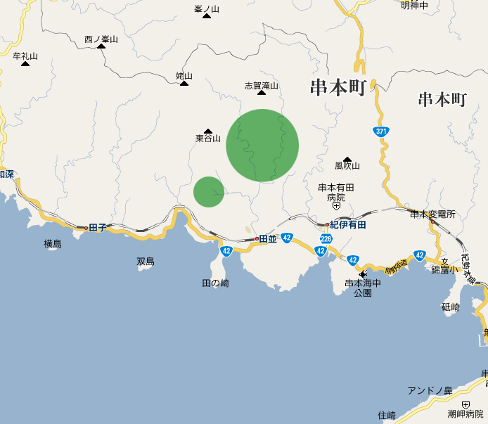 間伐　地図